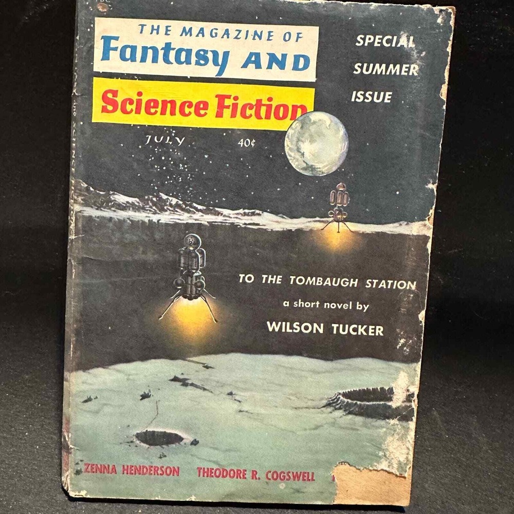 Fantasy and Science Fiction July 1960 Vol 18 No 110 Special Summer Issue Comic